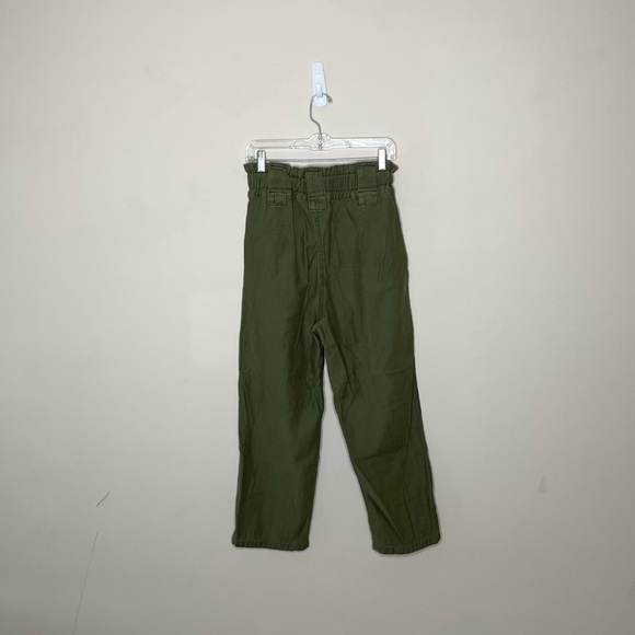 Free People One Way Pants Olive Green - Picture 2 of 5